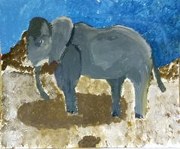Elephant(Acrylique)