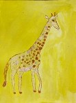 Girafe(aquarelles)