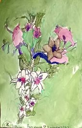 Bouquet( acrylique)