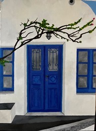 Porte(Huile sur toile)