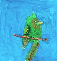 Oiseau( acrylique)